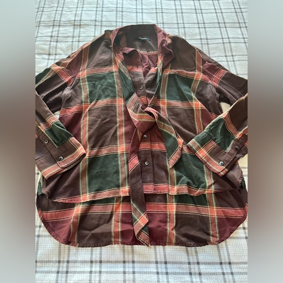 Madewell flannel top - Picture 2 of 4